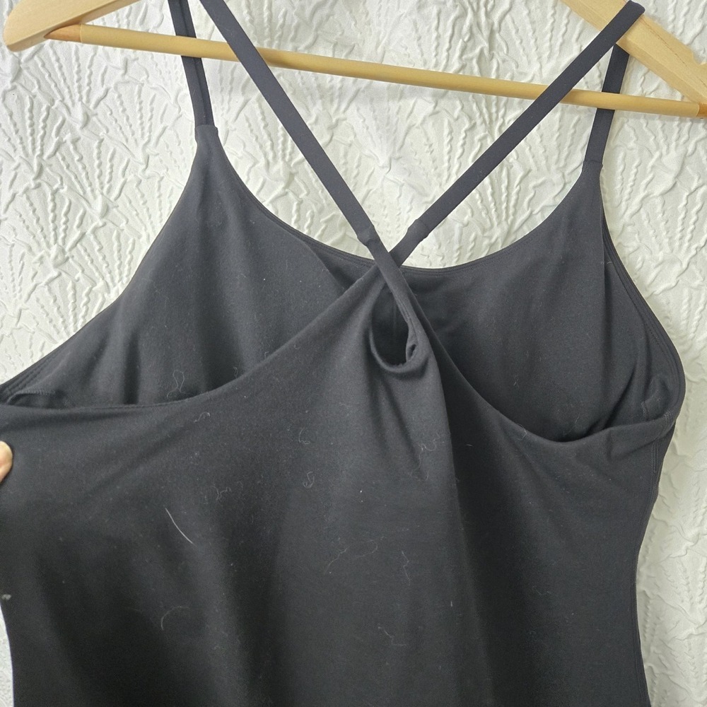 Nicole Miller Sport Golf Tennis Dress XL Moisture Wicking Crossback Black - Picture 3 of 10